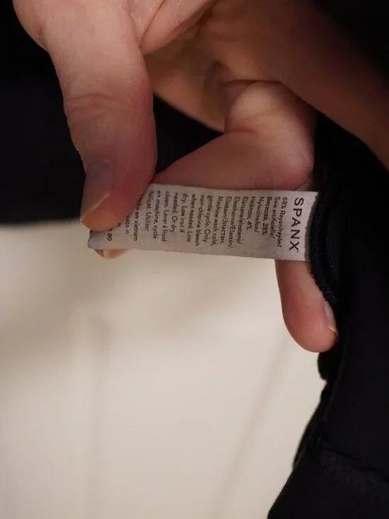 SPANX Navy Sleeveless Fit & Flare Dress 1X Little Navy Dress - Picture 3 of 4